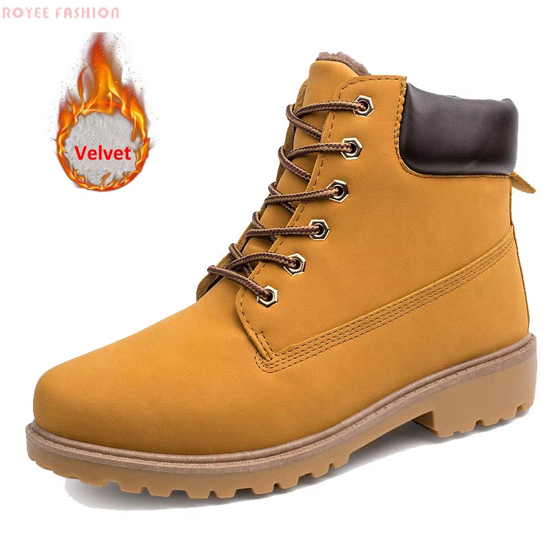 Women Boots Winter 2023 Autumn Winter Boots Men Platform Fashion Winter Shoes Keep Warm Men'S Boots Red Shoes Ankle Botas Mujer