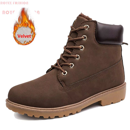 Women Boots Winter 2023 Autumn Winter Boots Men Platform Fashion Winter Shoes Keep Warm Men'S Boots Red Shoes Ankle Botas Mujer