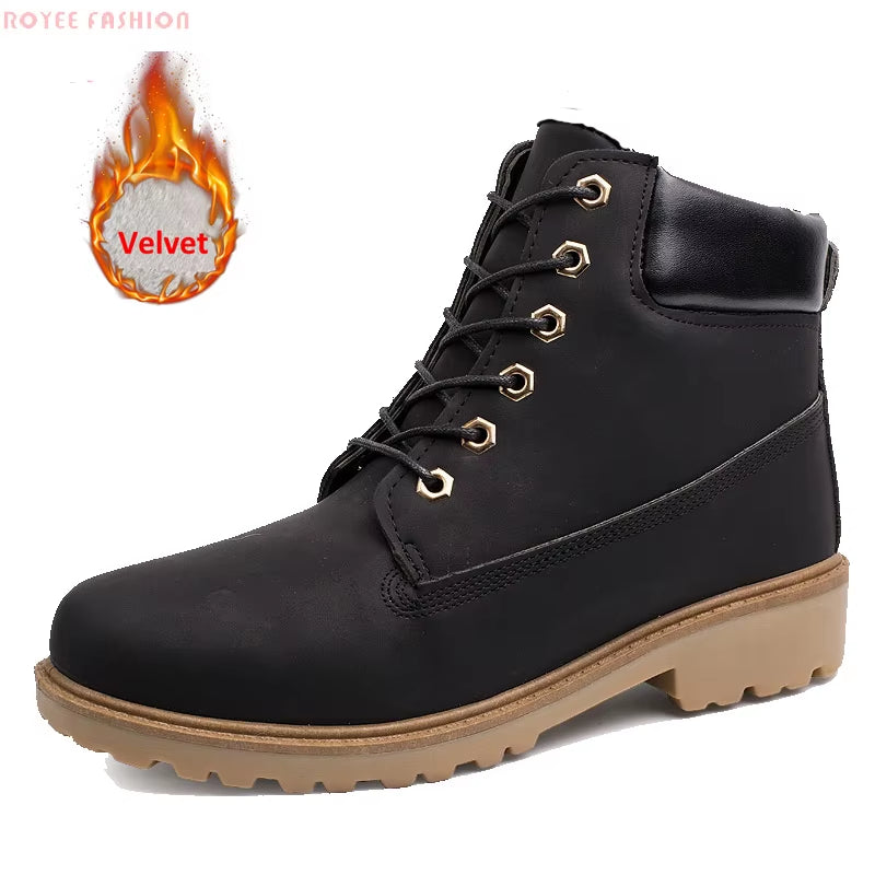 Women Boots Winter 2023 Autumn Winter Boots Men Platform Fashion Winter Shoes Keep Warm Men'S Boots Red Shoes Ankle Botas Mujer