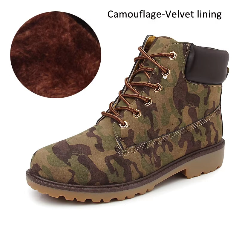 Women Boots Winter 2023 Autumn Winter Boots Men Platform Fashion Winter Shoes Keep Warm Men'S Boots Red Shoes Ankle Botas Mujer